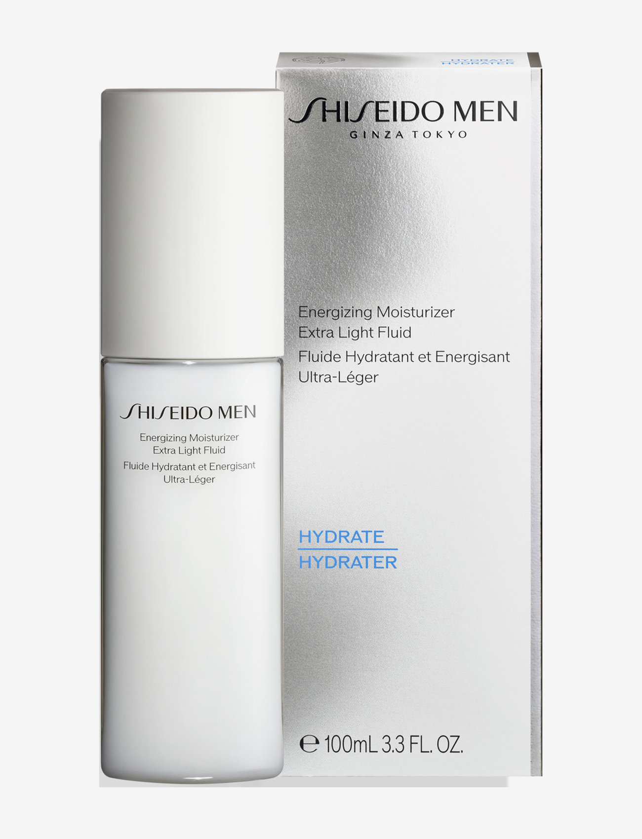 Shiseido - Shiseido Men Moisturizer Fluid - fuktkrämer - no color - 1