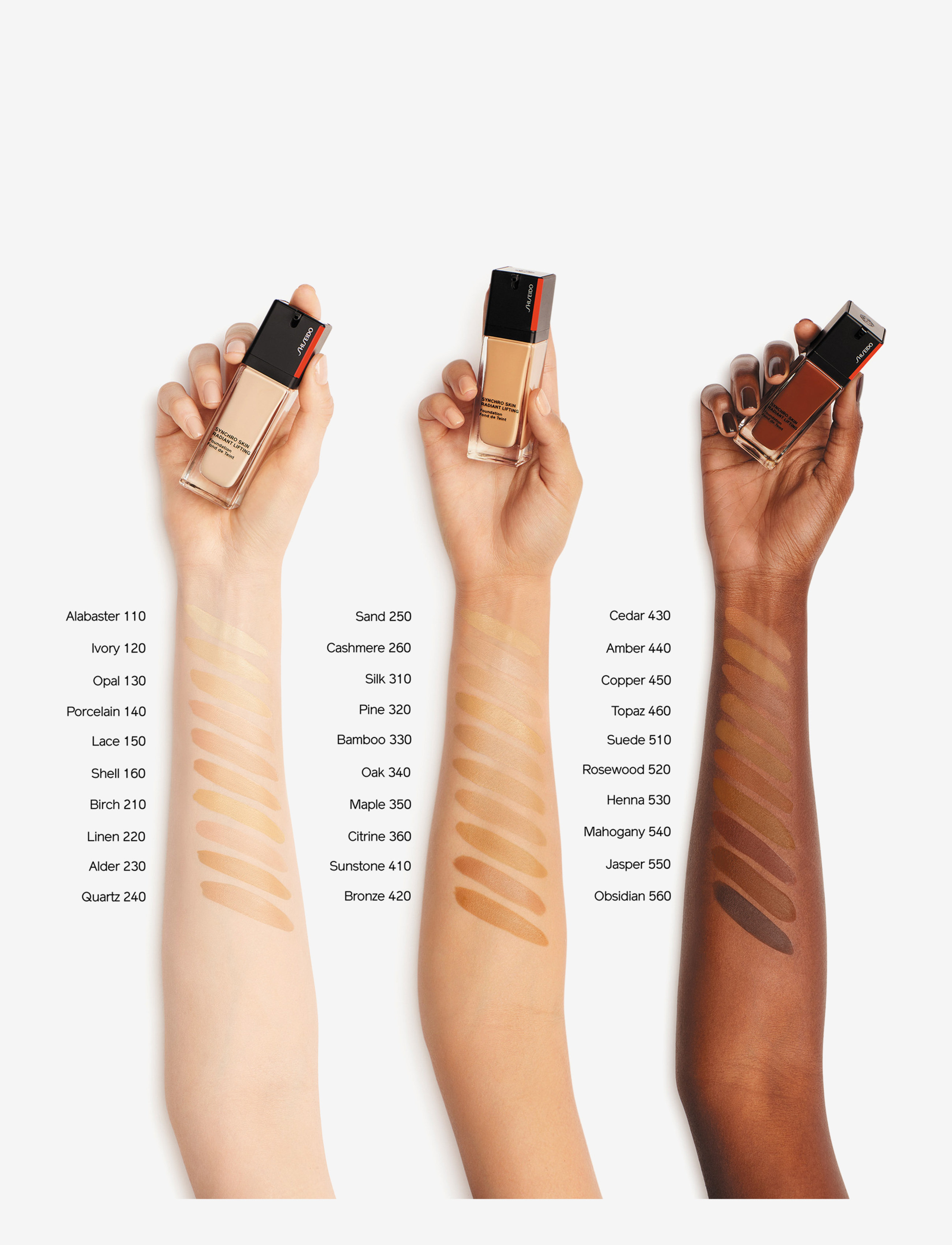 Shiseido - Shiseido Synchro Skin Radiant Lifting Foundation - makeup - 560 obsidian - 3