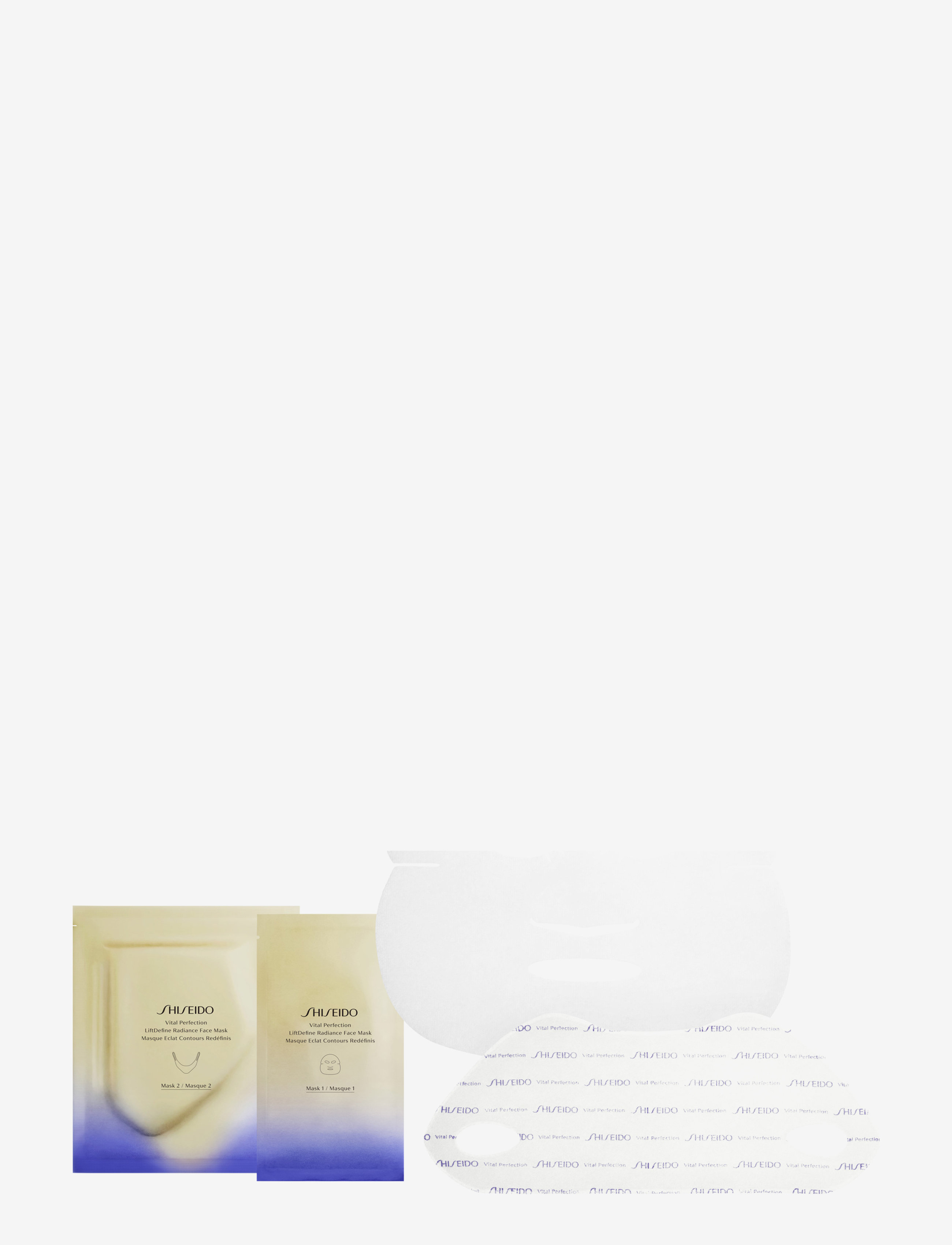 Shiseido Vital Perfection Liftdefine Radiance Face Mask, Sheetmaske, Nude, Str: 10ML