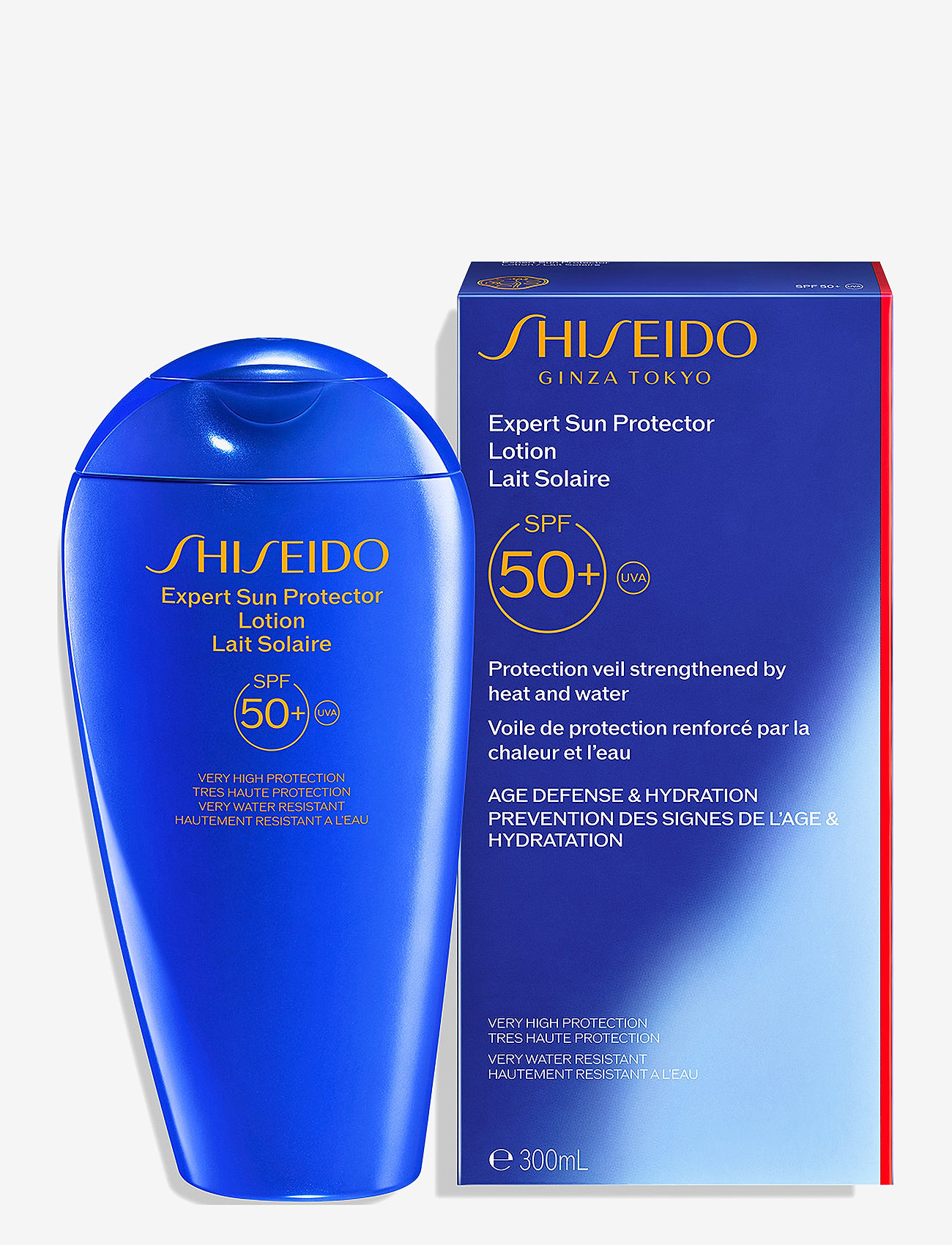 Shiseido - Global Sun Care Sun Lotion SPF50+ - til kroppen - clear - 0