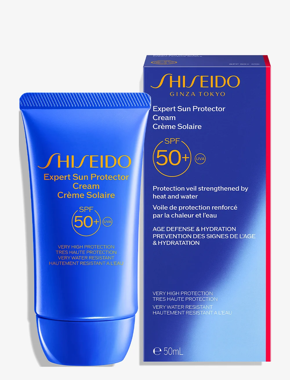 Shiseido - Global Sun Care Sun Cream SPF50+ - til kroppen - clear - 0