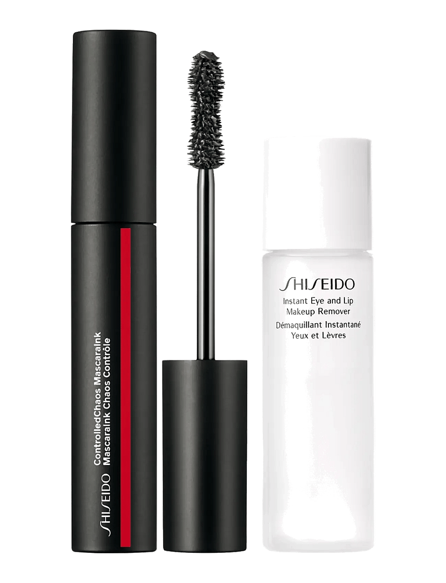 Shiseido - Gift Set Controlled Chaos Mascara + Instant Eye & Lip Makeup Remover - giftset - clear - 0