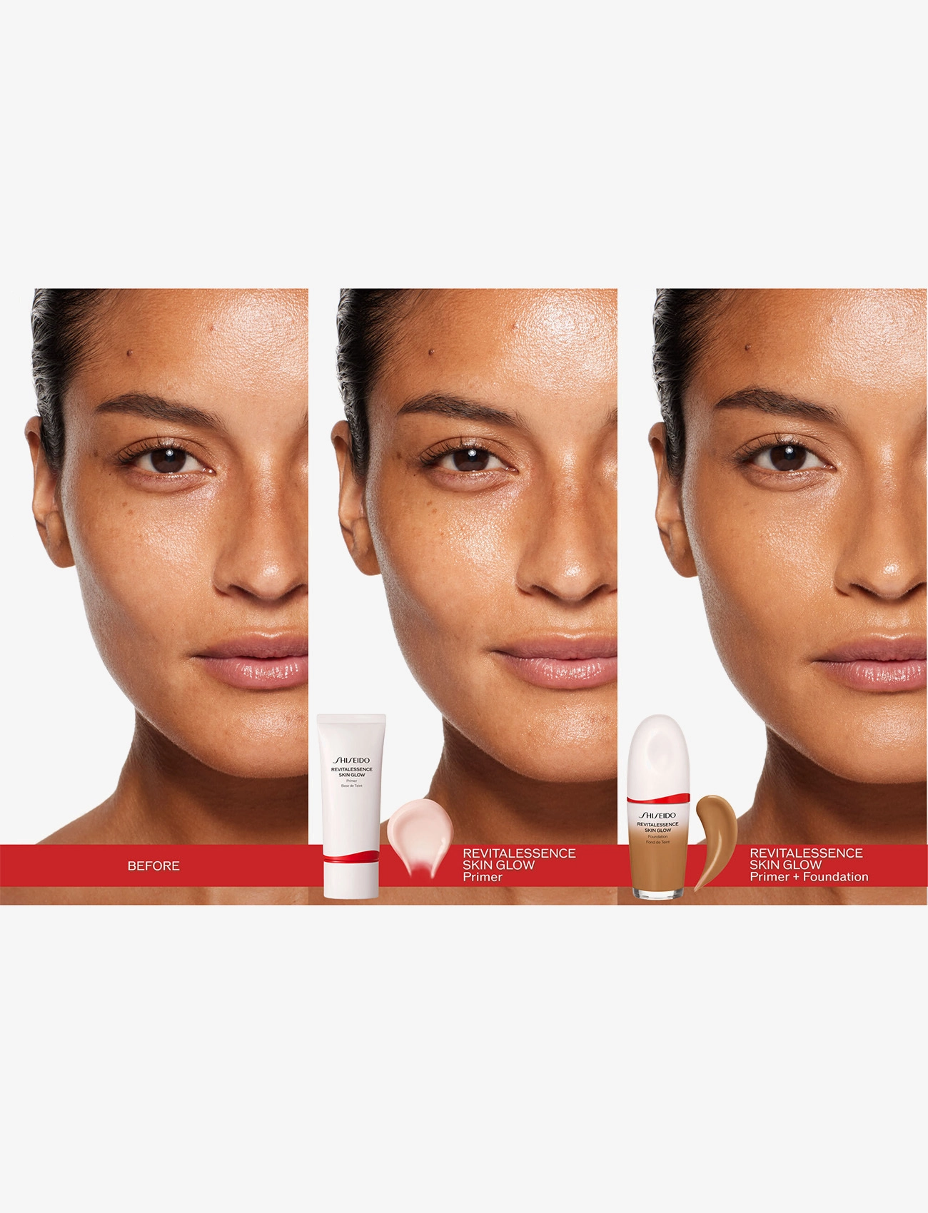 Shiseido - Revitalessence Glow Primer - förðunarvörur - clear - 2