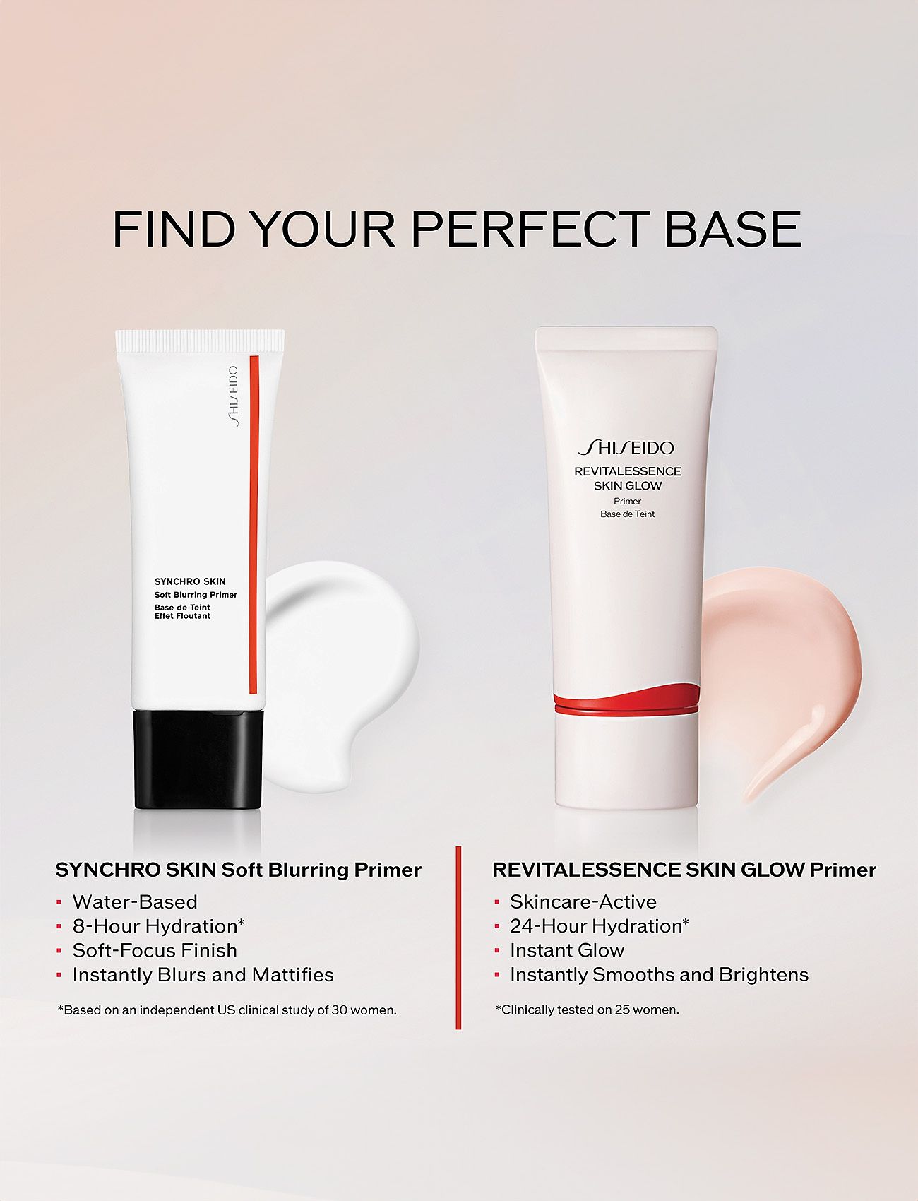 Shiseido - Revitalessence Glow Primer - smink - clear - 4