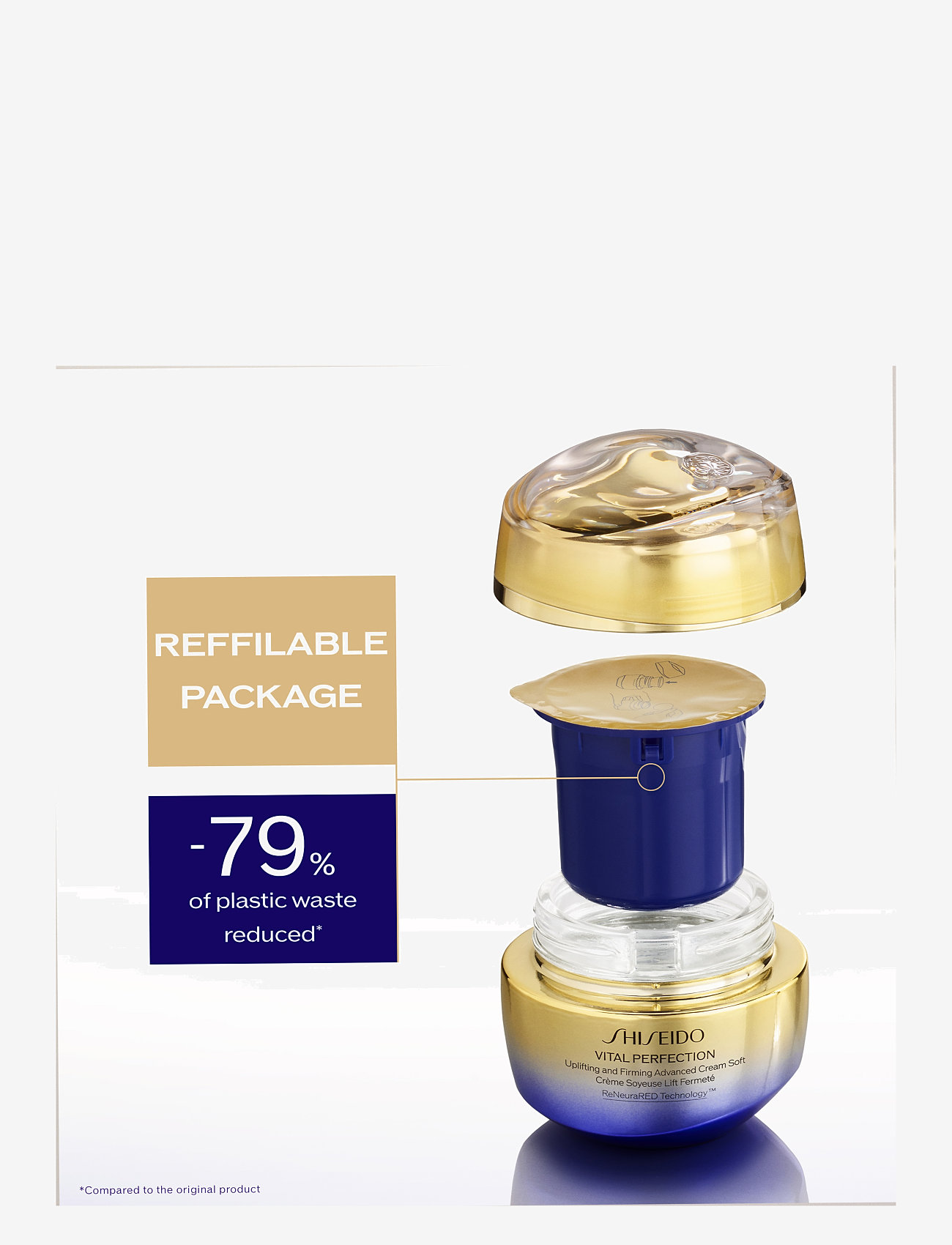 Shiseido - Vital Perfection Uplifting & Firming Advanced Soft Cream - sommerens hudpleje - clear - 5