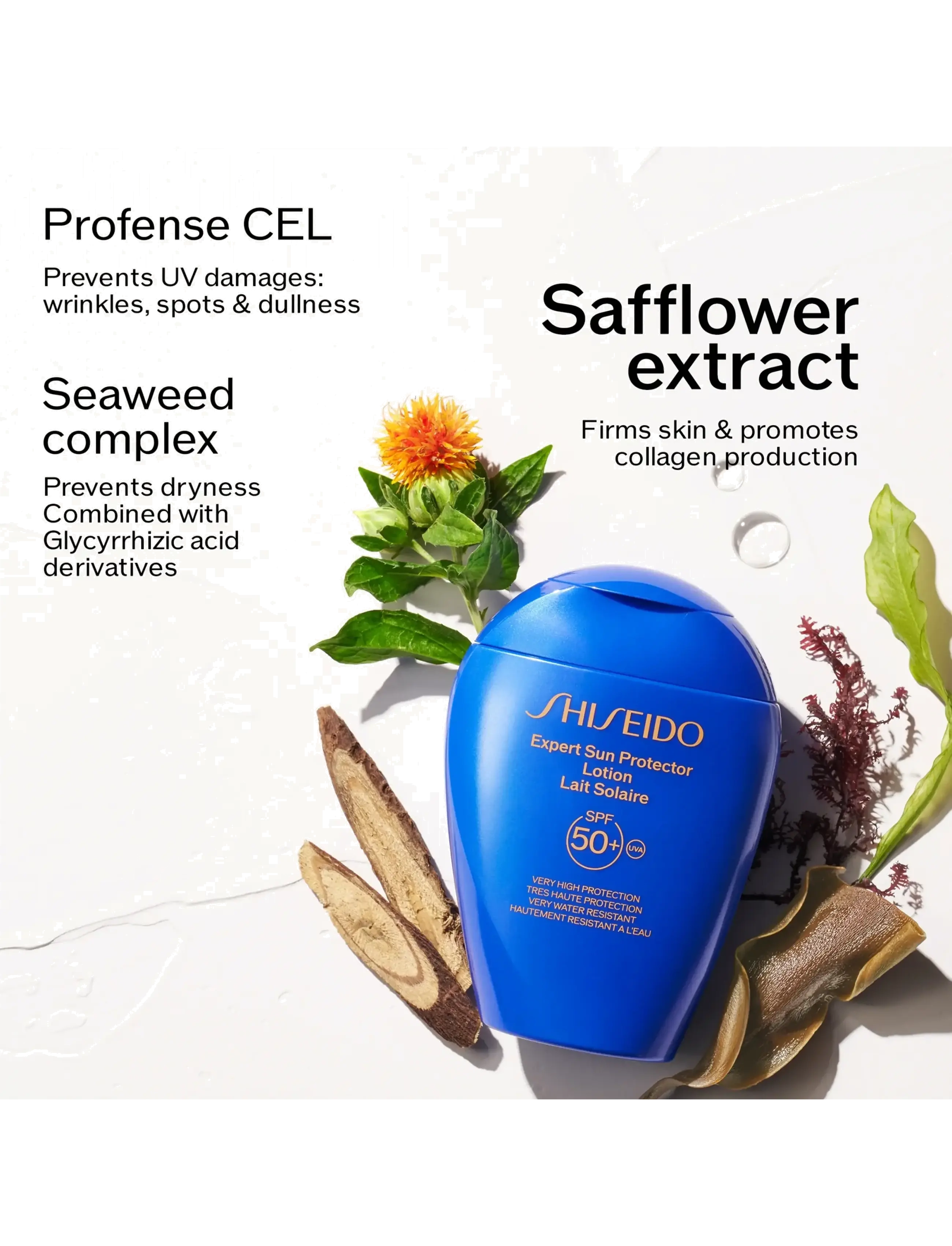 Shiseido - Global Sun Care Lotion SPF 30 - vartalolle - clear - 2