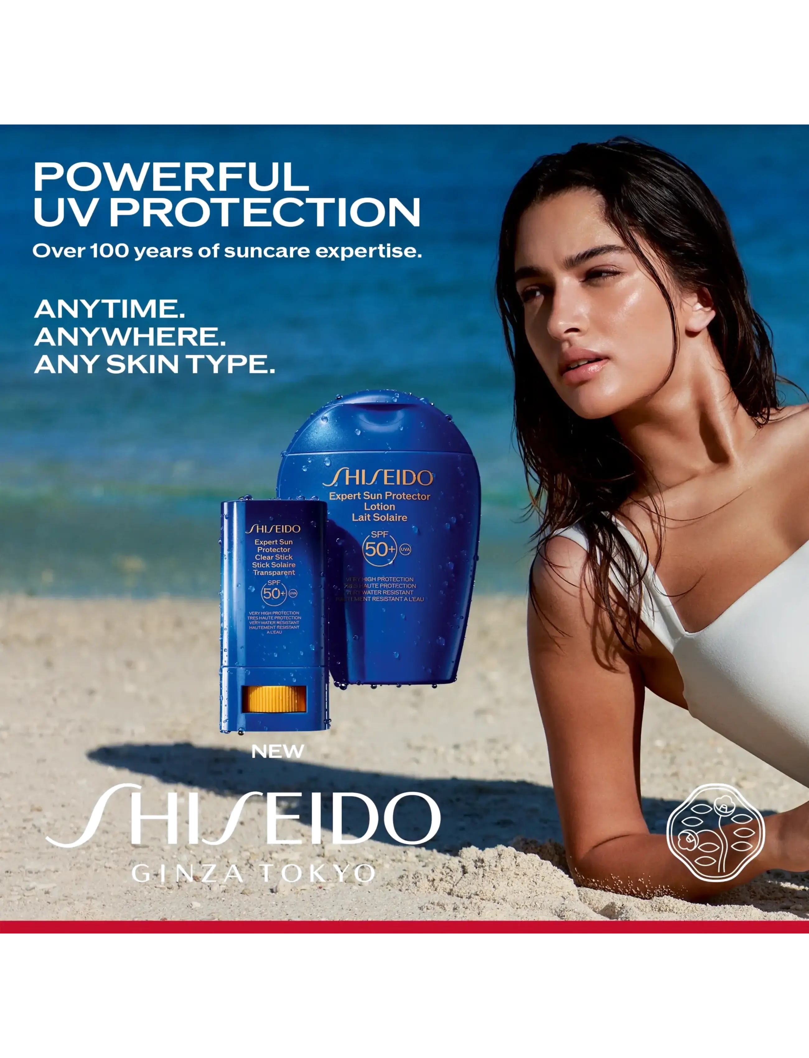 Shiseido - Global Sun Care Lotion SPF 30 - vartalolle - clear - 5