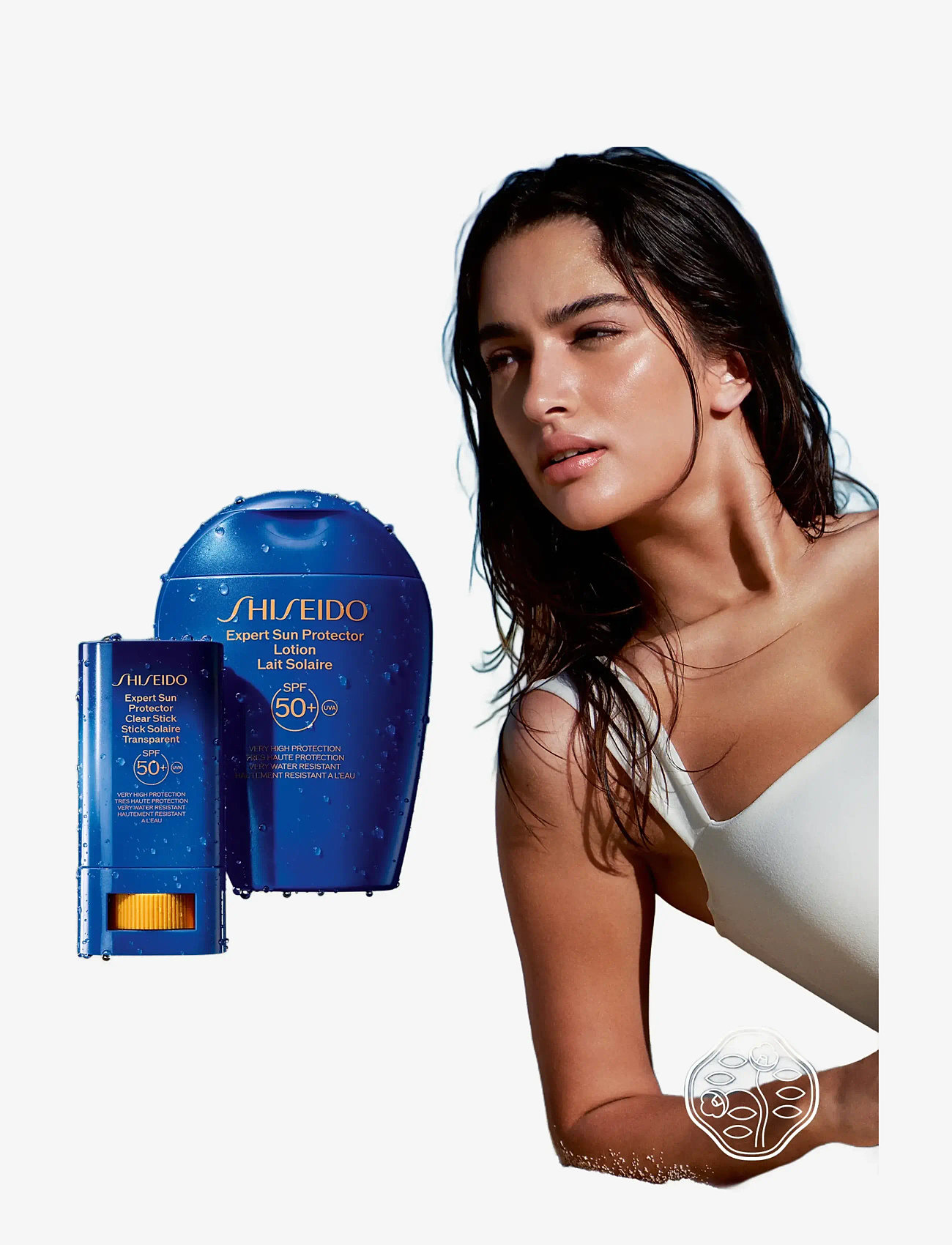 Shiseido - Global Sun Care Clear Stick SPF 50+ - til ansigtet - clear - 5