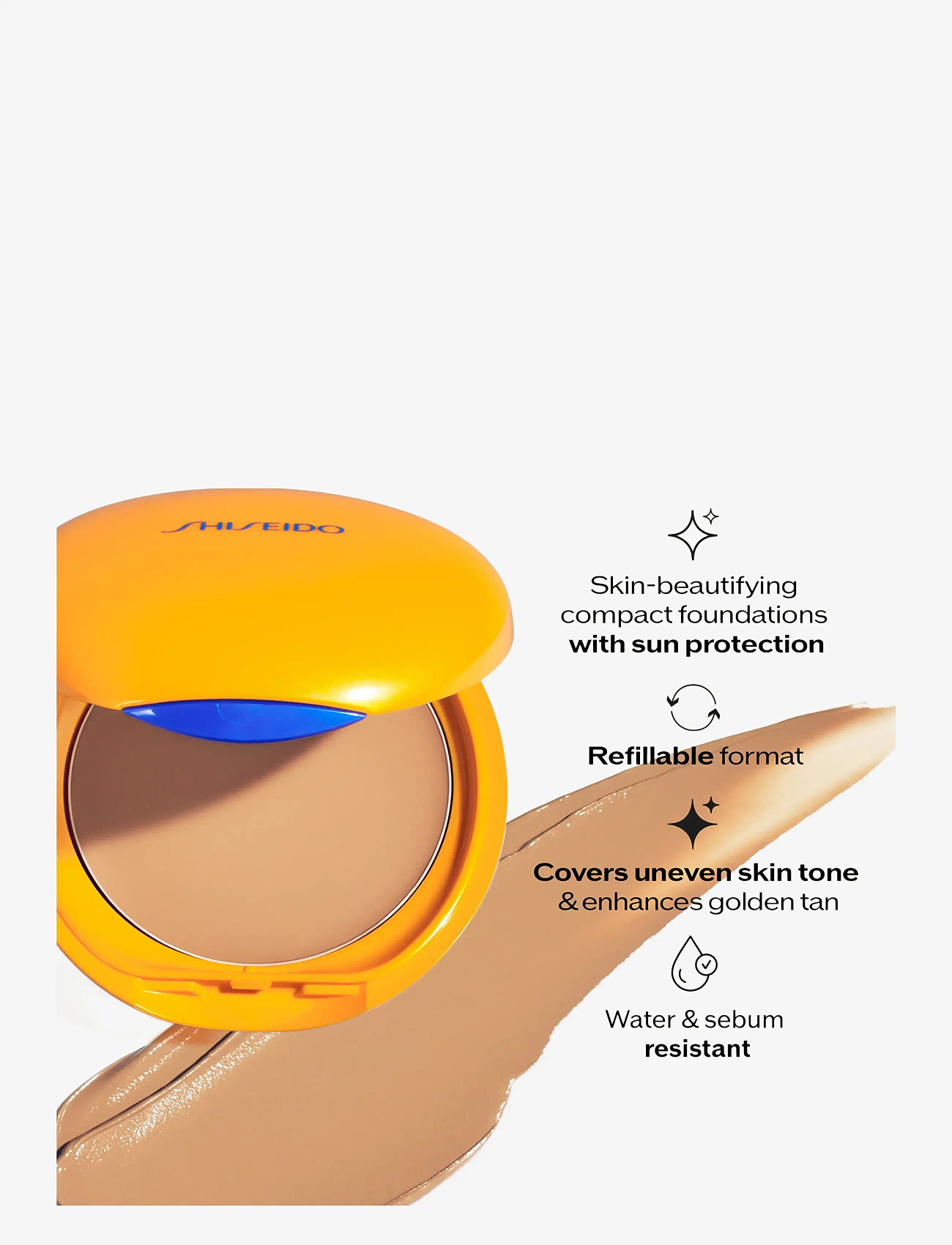 Shiseido - Global Sun Care UV Tanning Compact Foundation - smink - bronze - 4