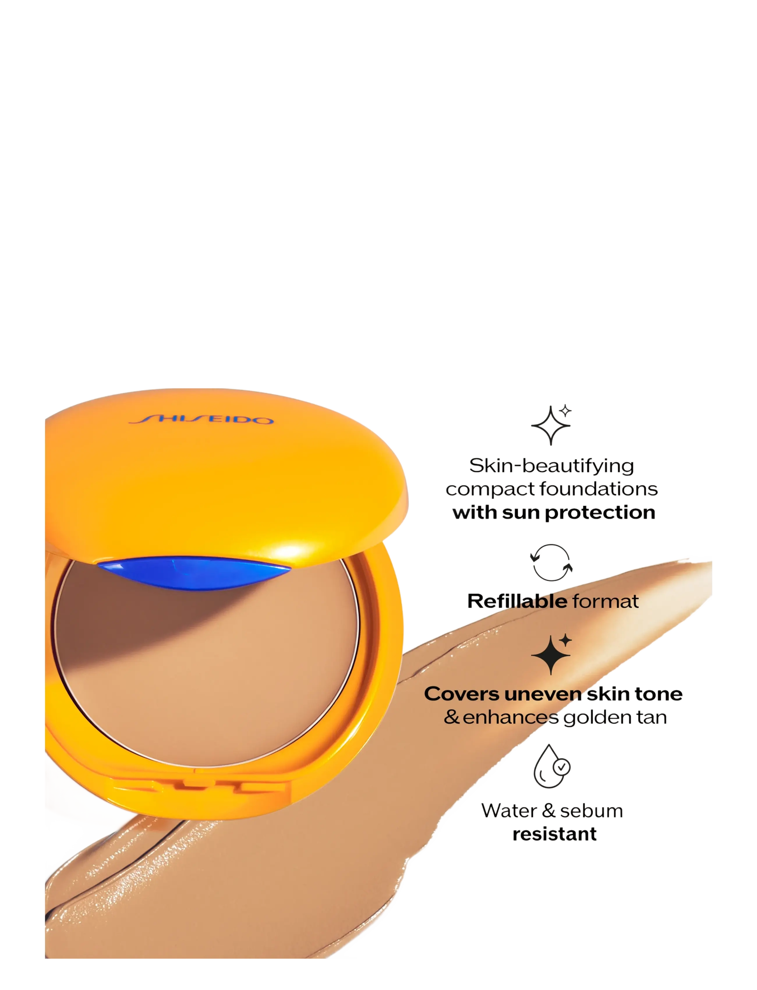 Shiseido - Global Sun Care UV Tanning Compact Foundation - sminke - natural - 4