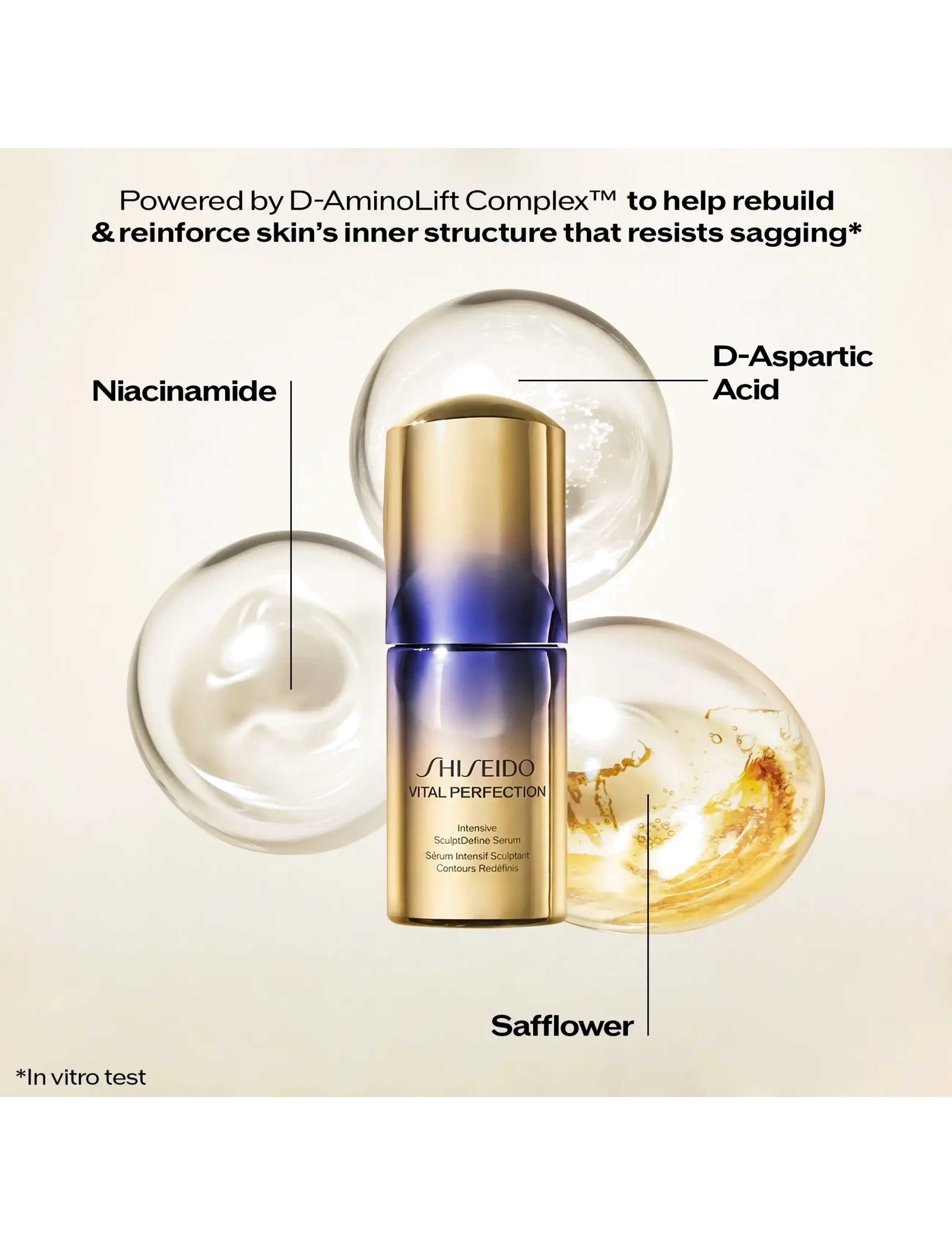 Shiseido - Vital Perfection Sculptdefine Serum - serum & oljor  - no color - 3