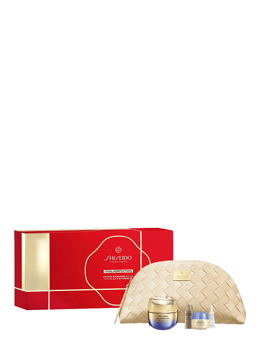 Shiseido - Gift Set Vital Perfection Advanced Cream Holiday Pouch Set - til hende - clear - 0