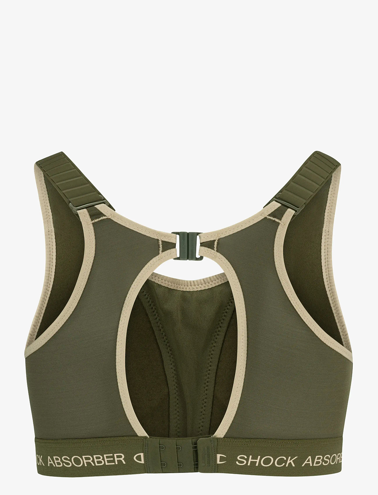 Shock Absorber - Ultimate Run Bra Padded 06S7 - kõrge toestus - moss green - 1