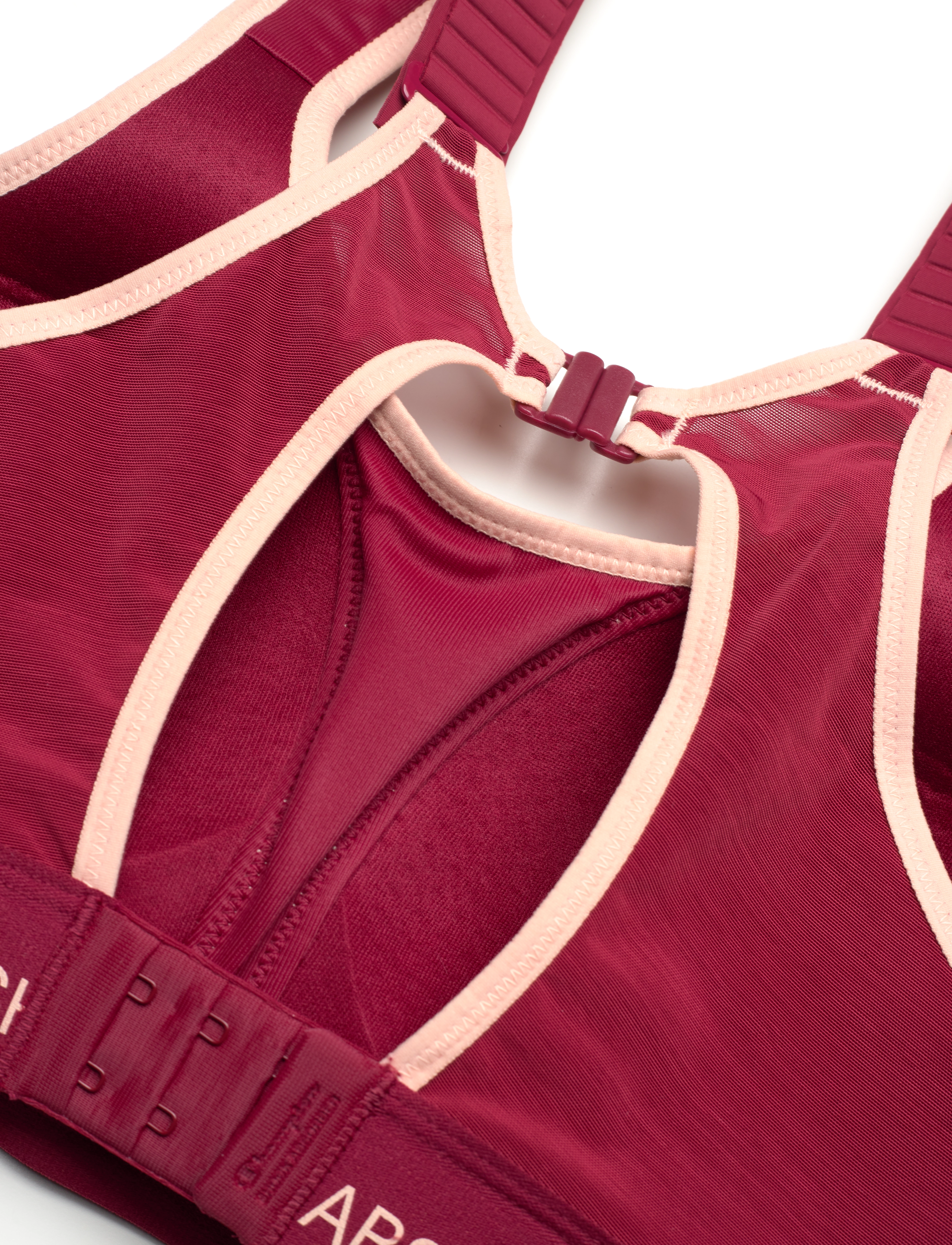 Shock Absorber - Ultimate Run Bra Padded - sports bh’er: høj støtte - tibetan red - 2