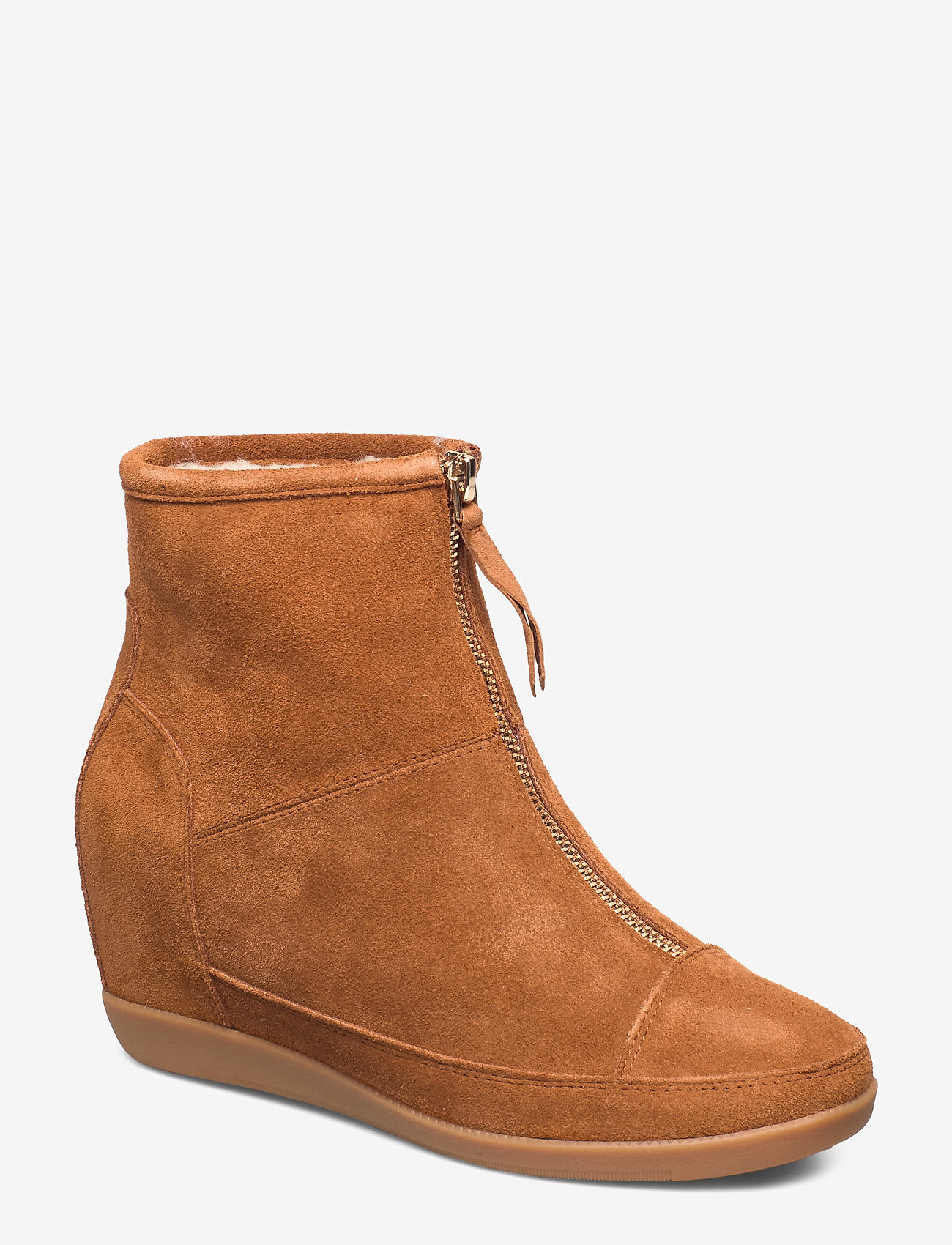 EMMY WOOL BOOT - BROWN