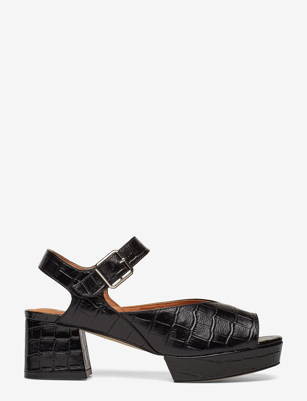 Shoe The Bear - PENNIE SANDAL CROCO - black croco - 1