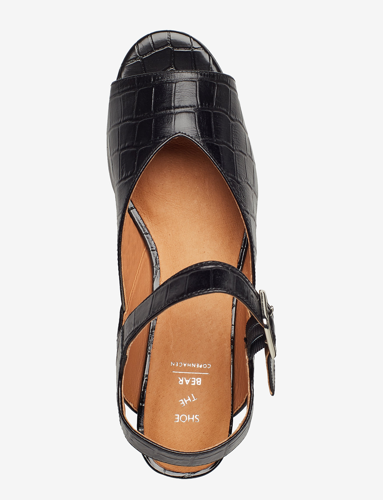 Shoe The Bear - PENNIE SANDAL CROCO - black croco - 3