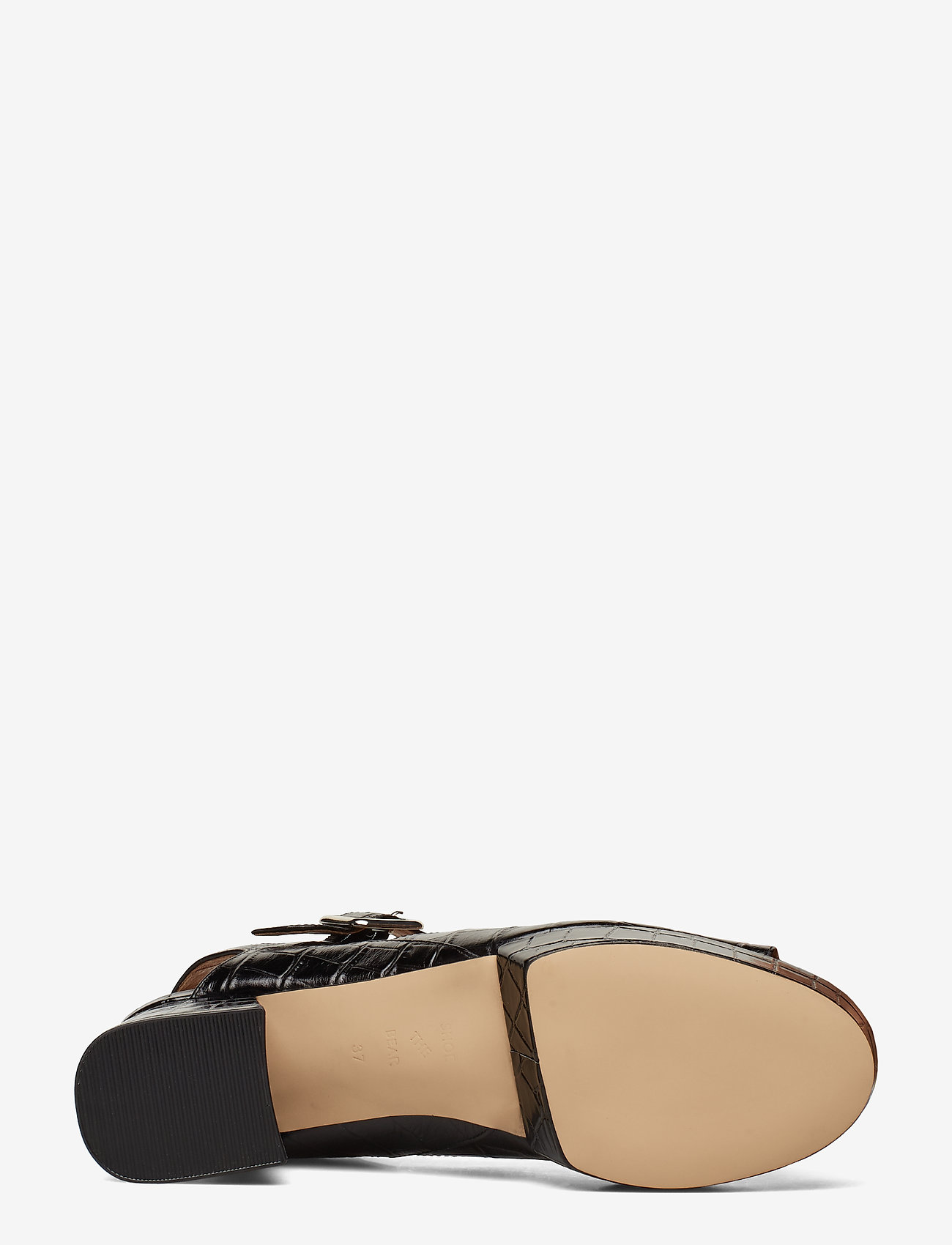 Shoe The Bear - PENNIE SANDAL CROCO - black croco - 4