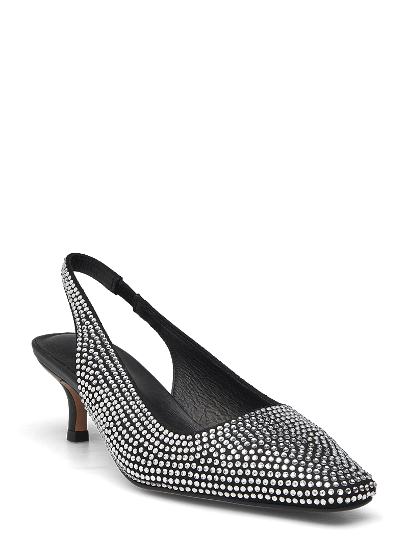 Shoe The Bear - STB-MAXINE SLINGBACK CRYSTAL - slingbacks mit absatz - black - 0