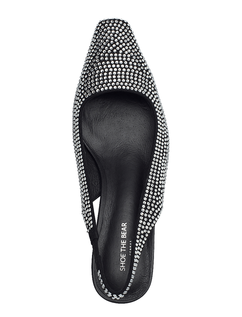 Shoe The Bear - STB-MAXINE SLINGBACK CRYSTAL - slingbacks mit absatz - black - 3