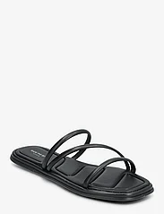 Shoe The Bear - SELENA STRAP SANDAL - platta sandaler - black - 0