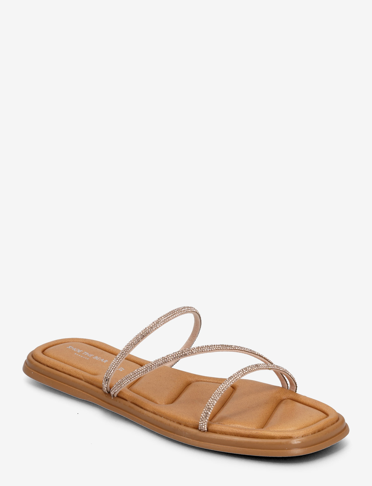 Shoe The Bear - SELENA GLAM SANDAL - flat sandals - champagne - 0