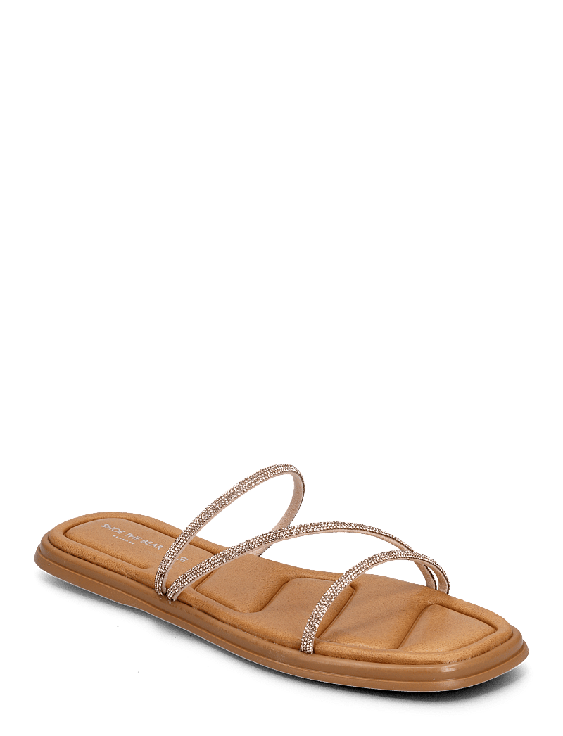 Shoe The Bear - SELENA GLAM SANDAL - flache sandalen - champagne - 0