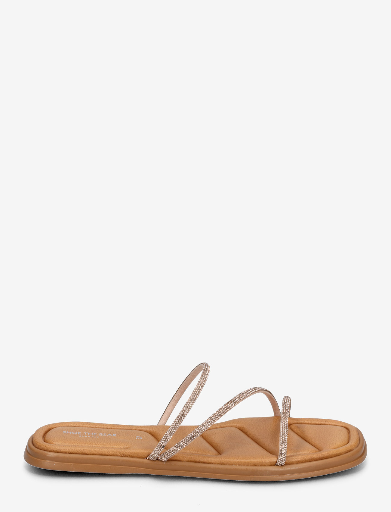 Shoe The Bear - SELENA GLAM SANDAL - flat sandals - champagne - 1
