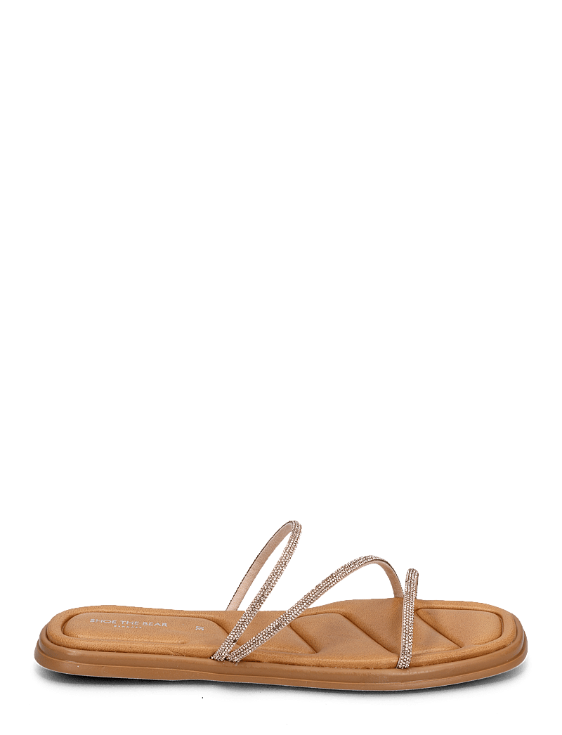 Shoe The Bear - SELENA GLAM SANDAL - flache sandalen - champagne - 1