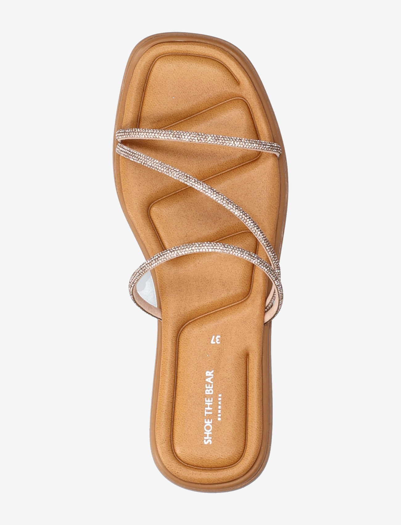 Shoe The Bear - SELENA GLAM SANDAL - flat sandals - champagne - 3