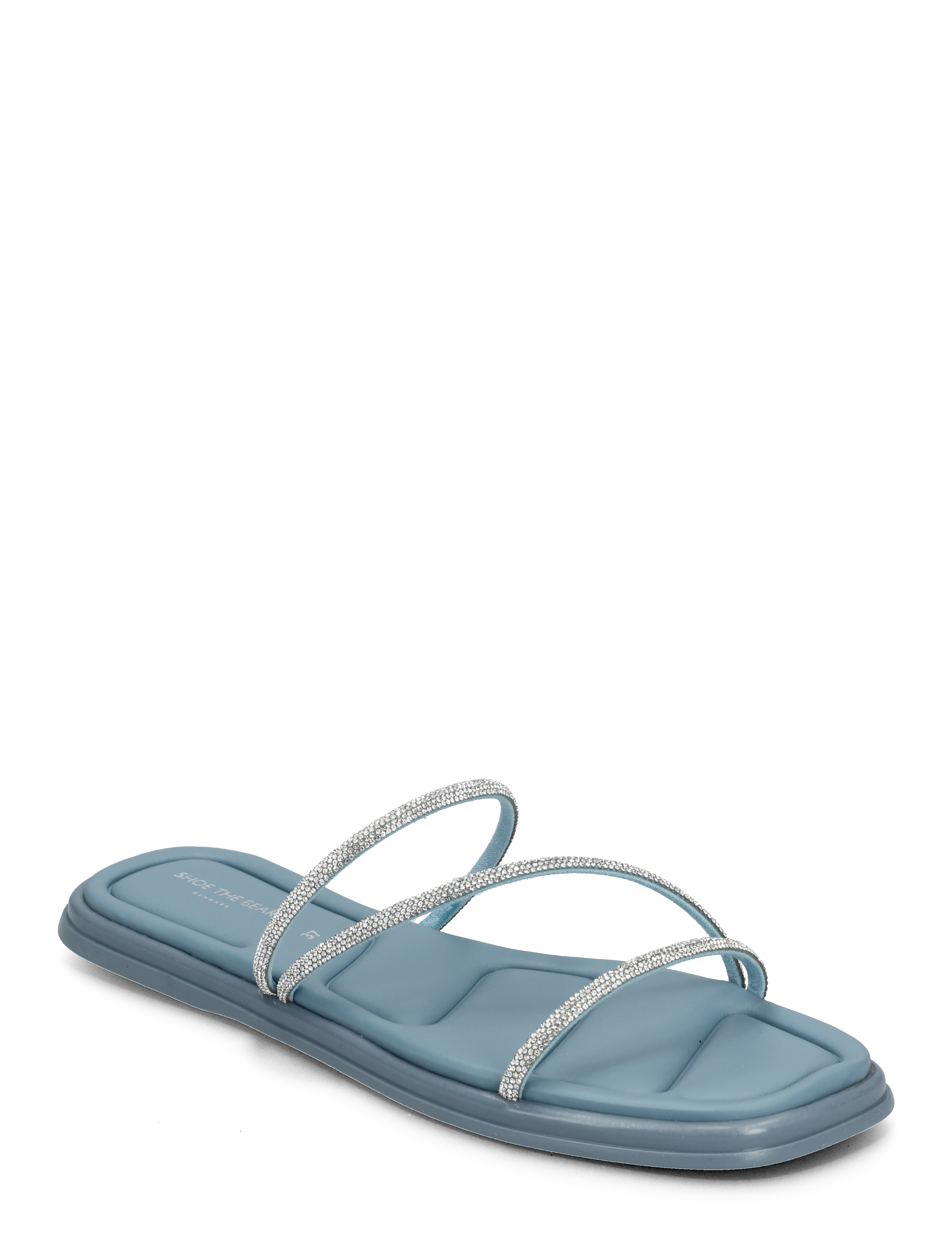 Schuh THE BEAR Selena Glam Sandale Blau - 39 - Damen