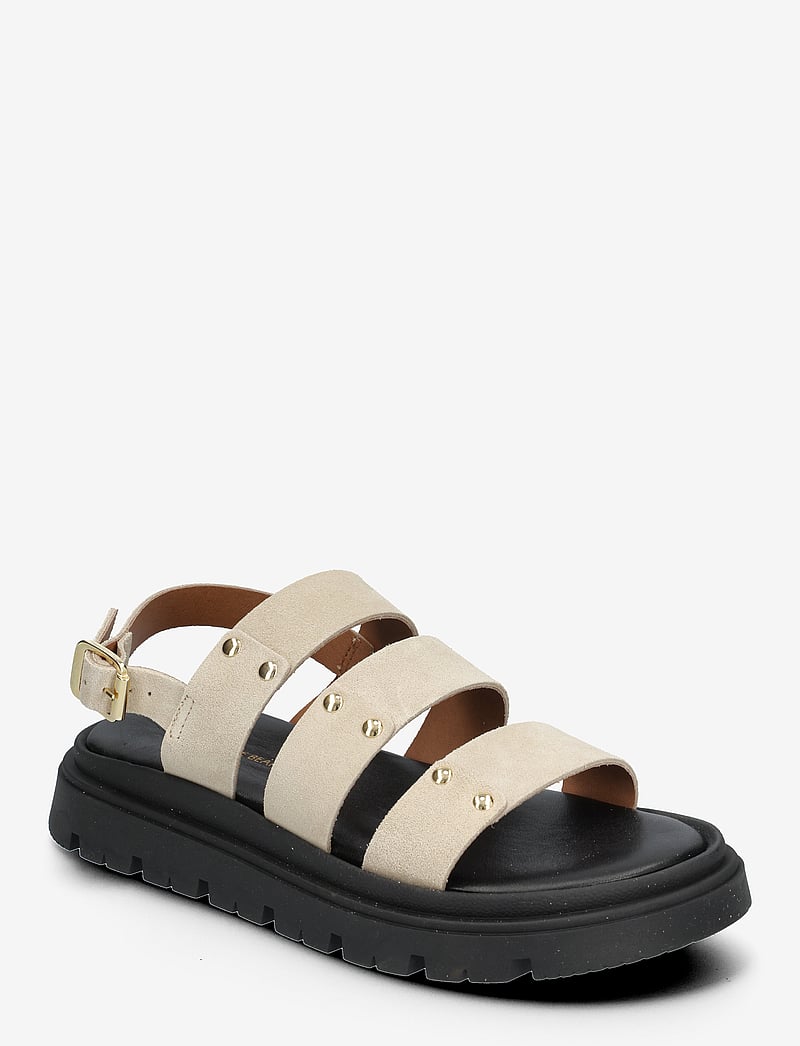 Shoe The Bear - STB-REBECCA SLINGBACK SUEDE - platte sandalen - taupe - 0