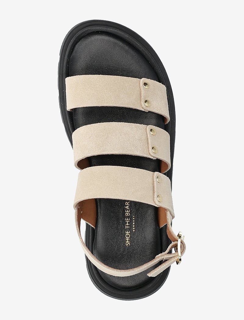 Shoe The Bear - STB-REBECCA SLINGBACK SUEDE - platte sandalen - taupe - 3