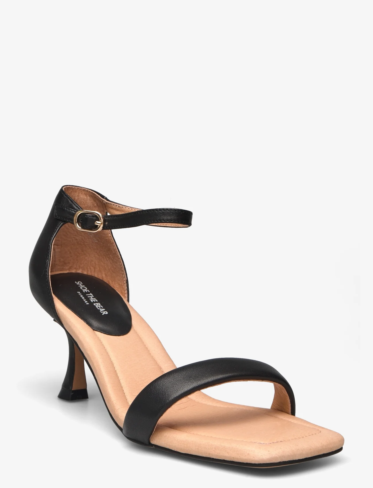 Shoe The Bear - LEAH ANKLE STRAP - sandaler med hæl - black - 0