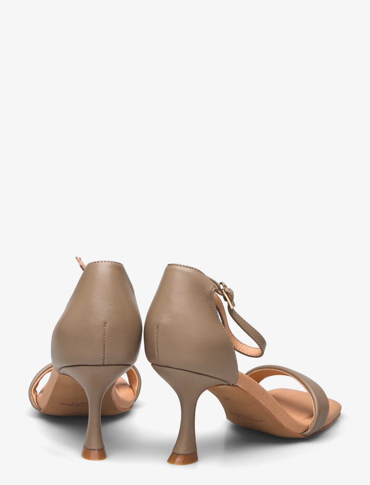 Shoe The Bear - LEAH ANKLE STRAP - sandaler med hæl - taupe - 4