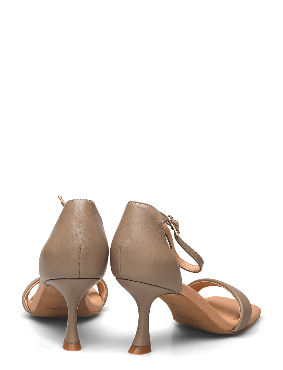 Shoe The Bear - LEAH ANKLE STRAP - sandaler med hæl - taupe - 4