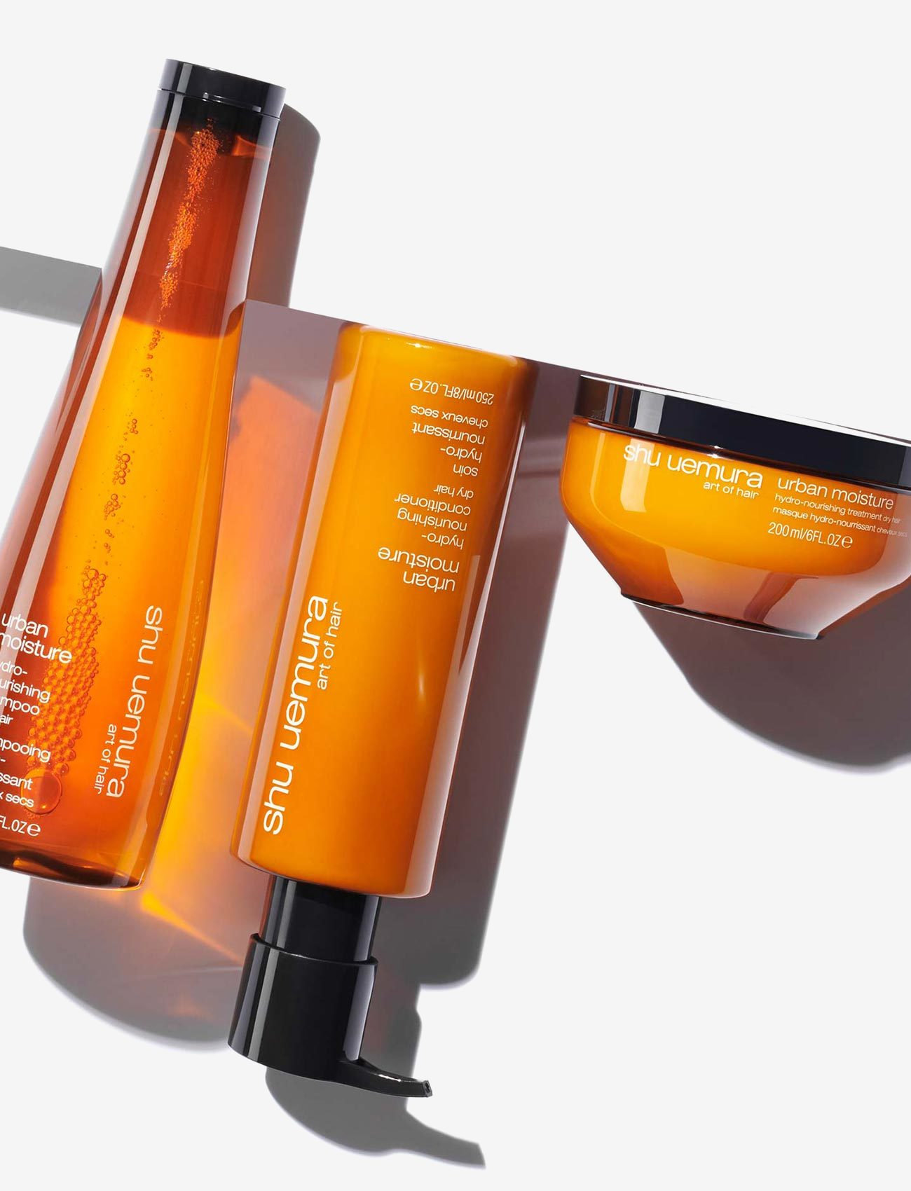 Shu Uemura Art of Hair - Shu Uemura Art of Hair Urban Moisture Shampoo 300ml - hårpleje - clear - 3