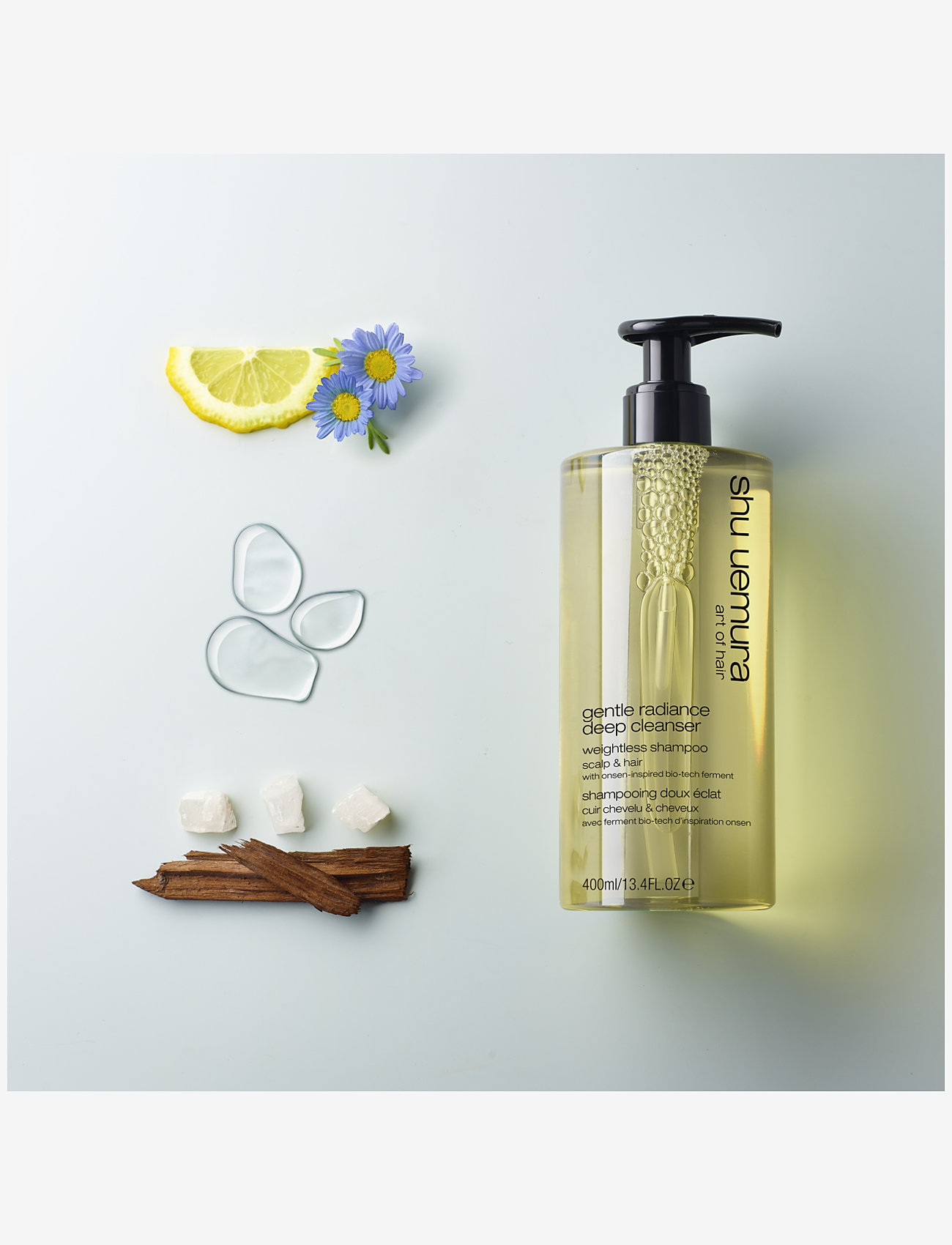 Shu Uemura Art of Hair - Shu Uemura Art of Hair Deep Cleanser Gentle Radiance Shampoo 400ml - hårpleje - no colour - 3