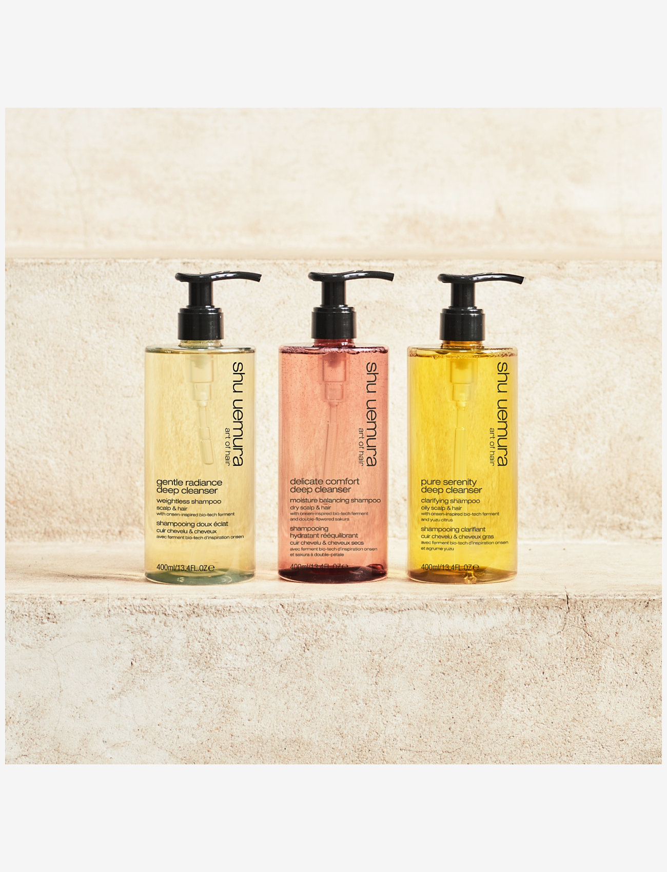 Shu Uemura Art of Hair - Shu Uemura Art of Hair Deep Cleanser Gentle Radiance Shampoo 400ml - hårpleje - no colour - 5