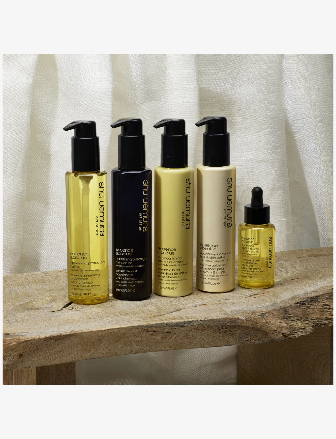 Shu Uemura Art of Hair - shu uemura essence absolue nourishing overnight hair serum 150ml - hårserum - clear - 4