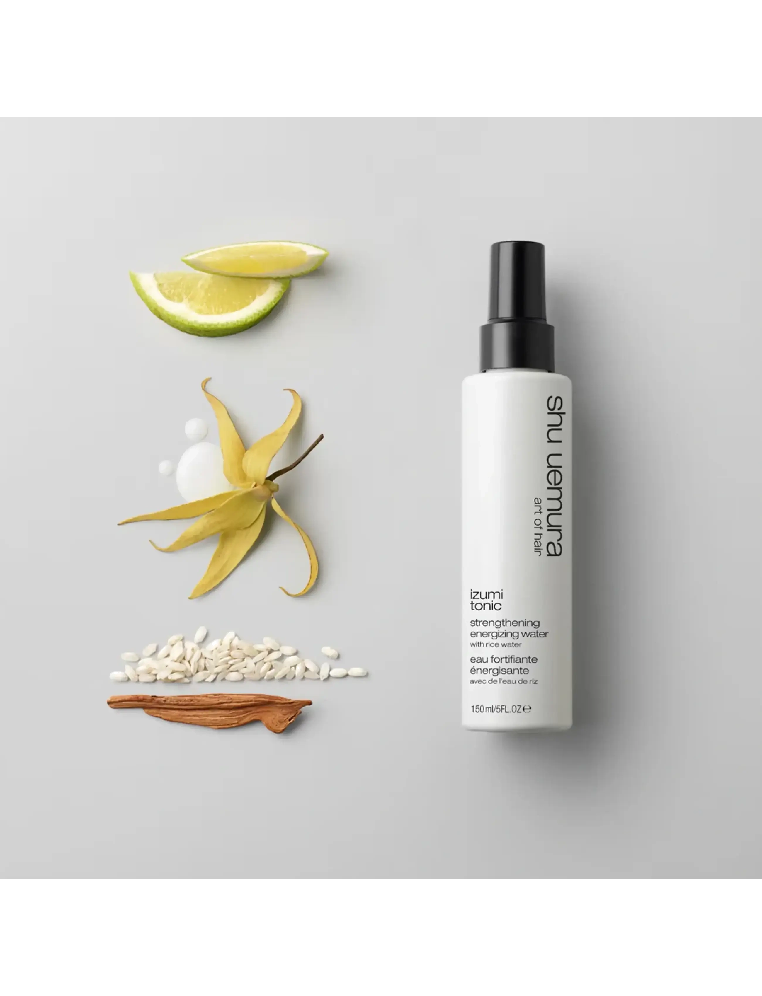 Shu Uemura Art of Hair - shu uemura izumi tonic strengthening energizing water 45 ml - hår - clear - 4