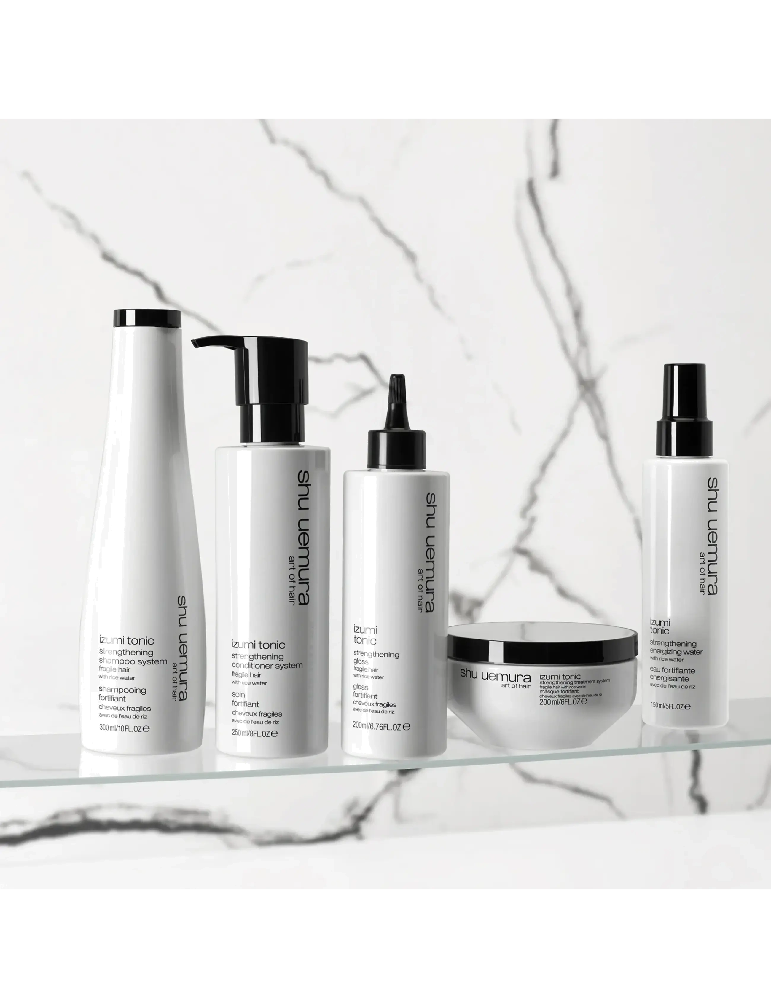 Shu Uemura Art of Hair - shu uemura izumi tonic strengthening energizing water 45 ml - hår - clear - 5