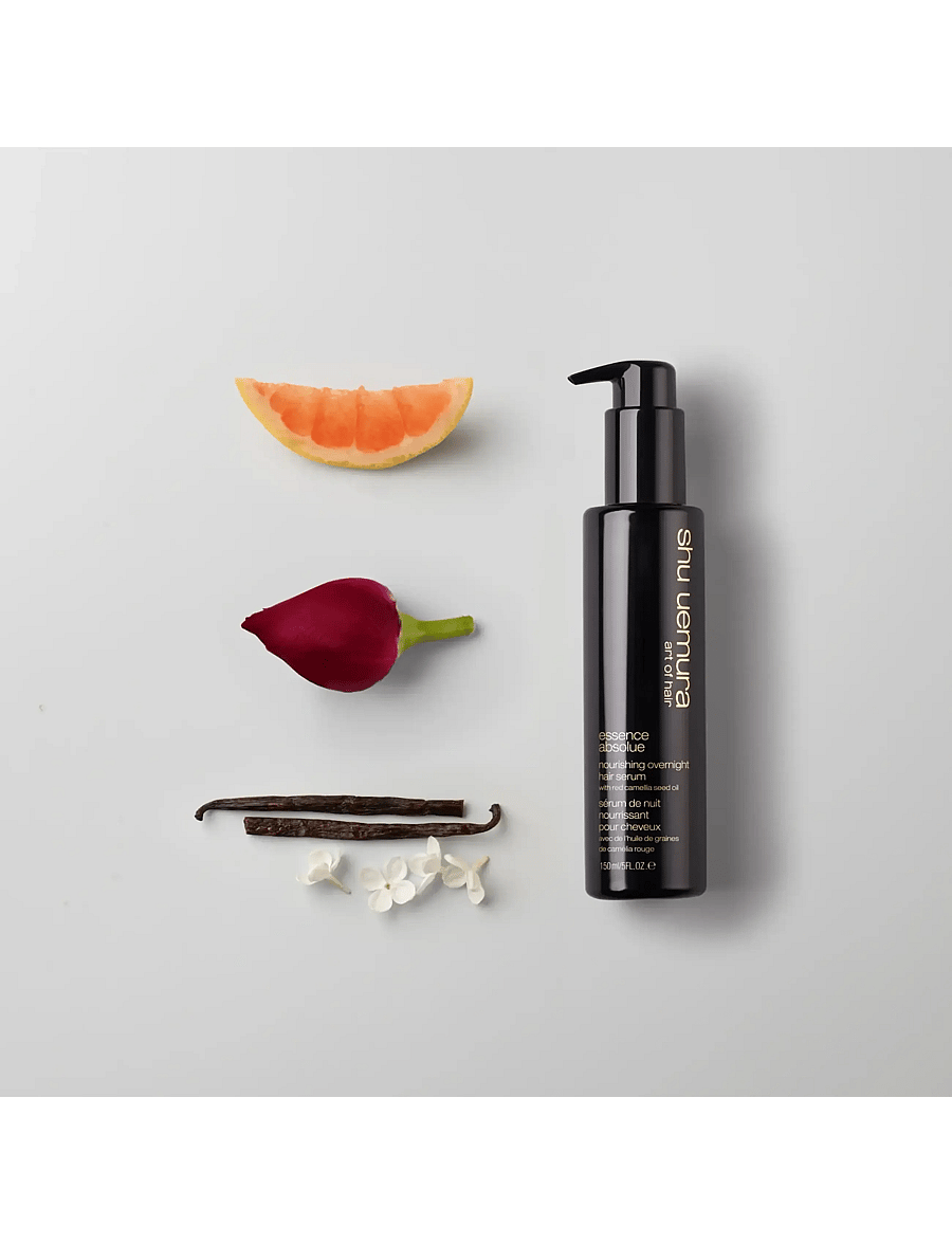 Shu Uemura Art of Hair - shu uemura essence absolue nourishing overnight hair serum 45 ml - hår - clear - 4