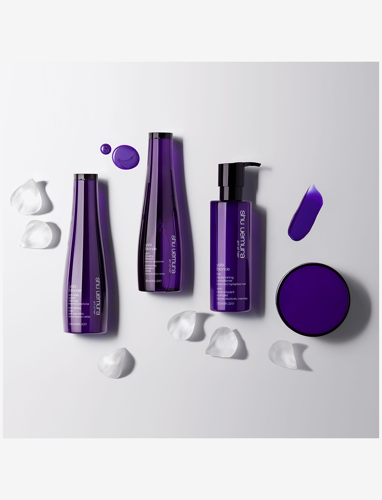 Shu Uemura Art of Hair - Shu Uemura Art of Hair Yubi Blonde Anti-Brass Purple Mask 200ml - färginpackningar - clear - 2