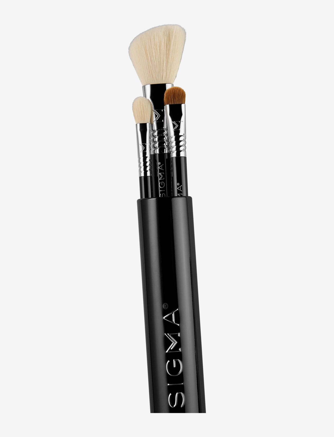 SIGMA Beauty - Essential Trio Brush Set Black - meikit - no colour - 1