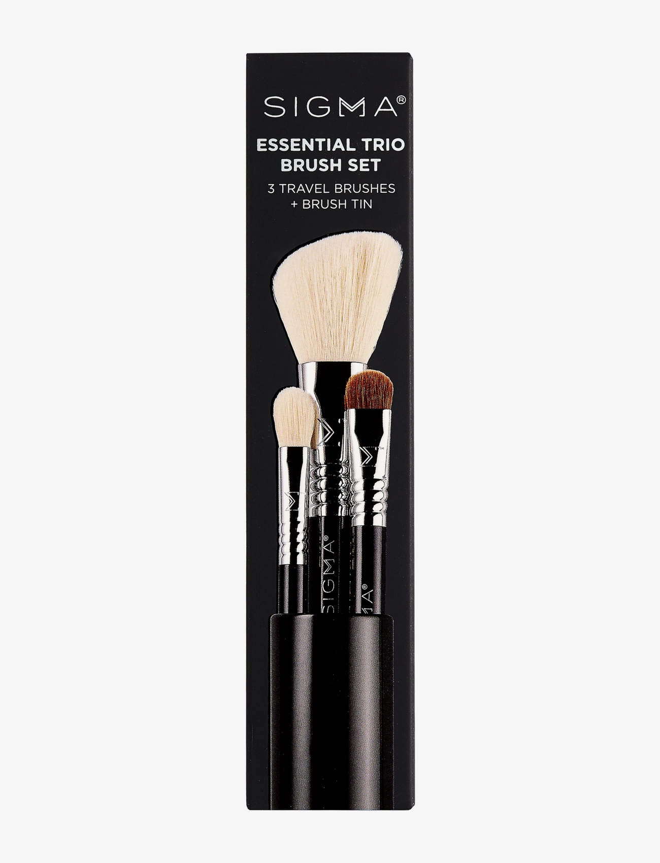 SIGMA Beauty - Essential Trio Brush Set Black - makeup - no colour - 2