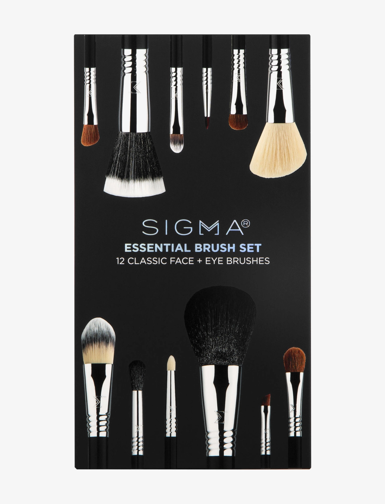 SIGMA Beauty Essential Brush Set, 250 g, Multi/patterned, Makeup-Redskaber > Børstesæt, Dame