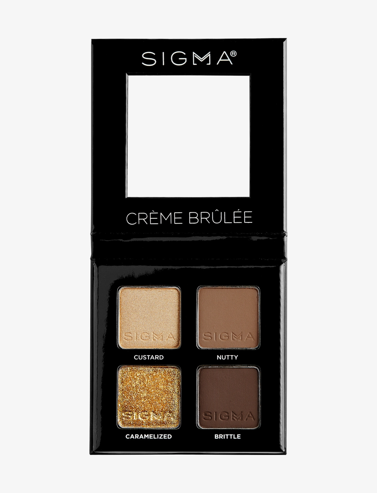 SIGMA Beauty Crème Brûlée Eyeshadow Quad, Øjenpalette, Nude, Str: 4 G