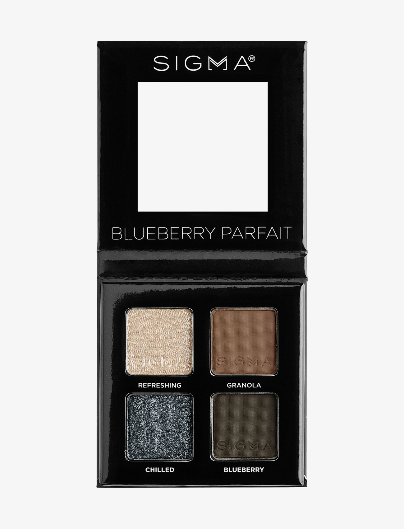 SIGMA Beauty Blueberry Parfait Eyeshadow Quad, Øjenpalette, Multi/mønstret, Str: 4 g