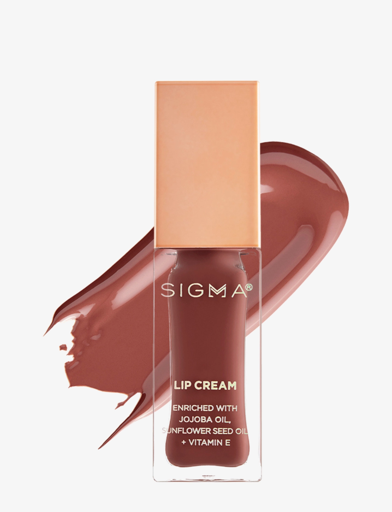 SIGMA Beauty Lip Cream Rosewood, Flydende læbestift, Pink, Str: 5.1 g